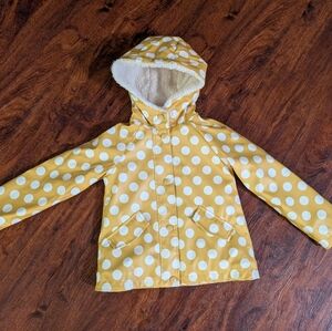 Yellow Polka Dot Kids Jacket